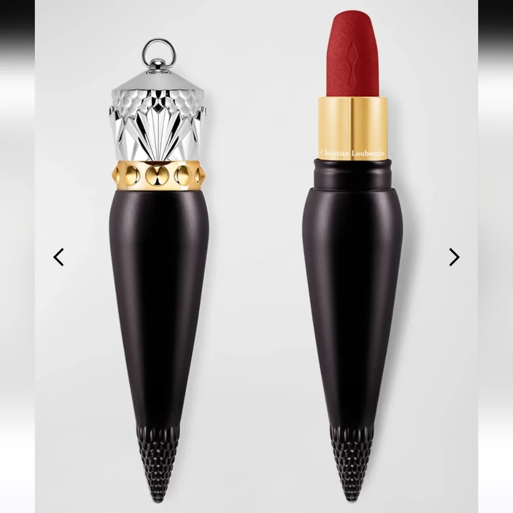 New Christian Louboutin Jackie 002M Rogue Velvet Lip Color